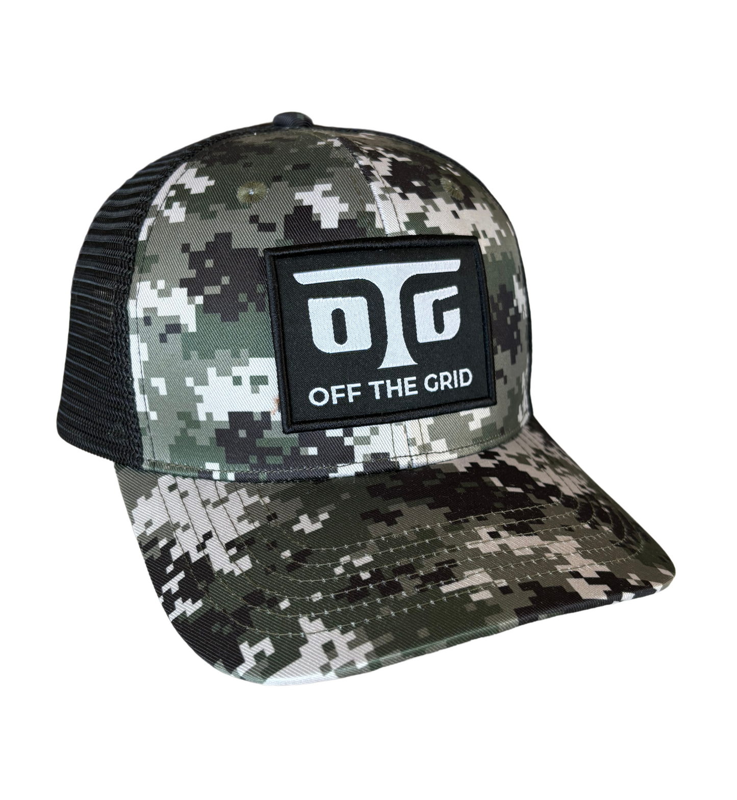 CAMO OTG TRUCKER SNAPBACK HAT