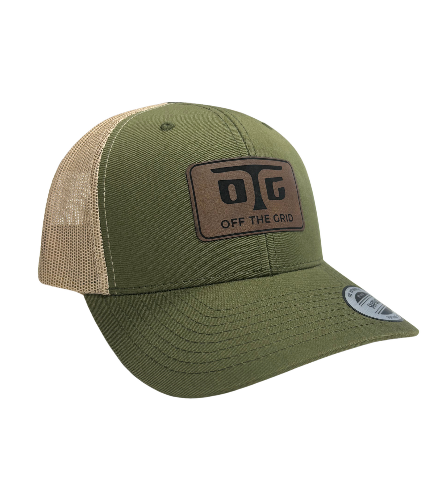 OTG TRUCKER SNAPBACK HAT GREEN/TAN