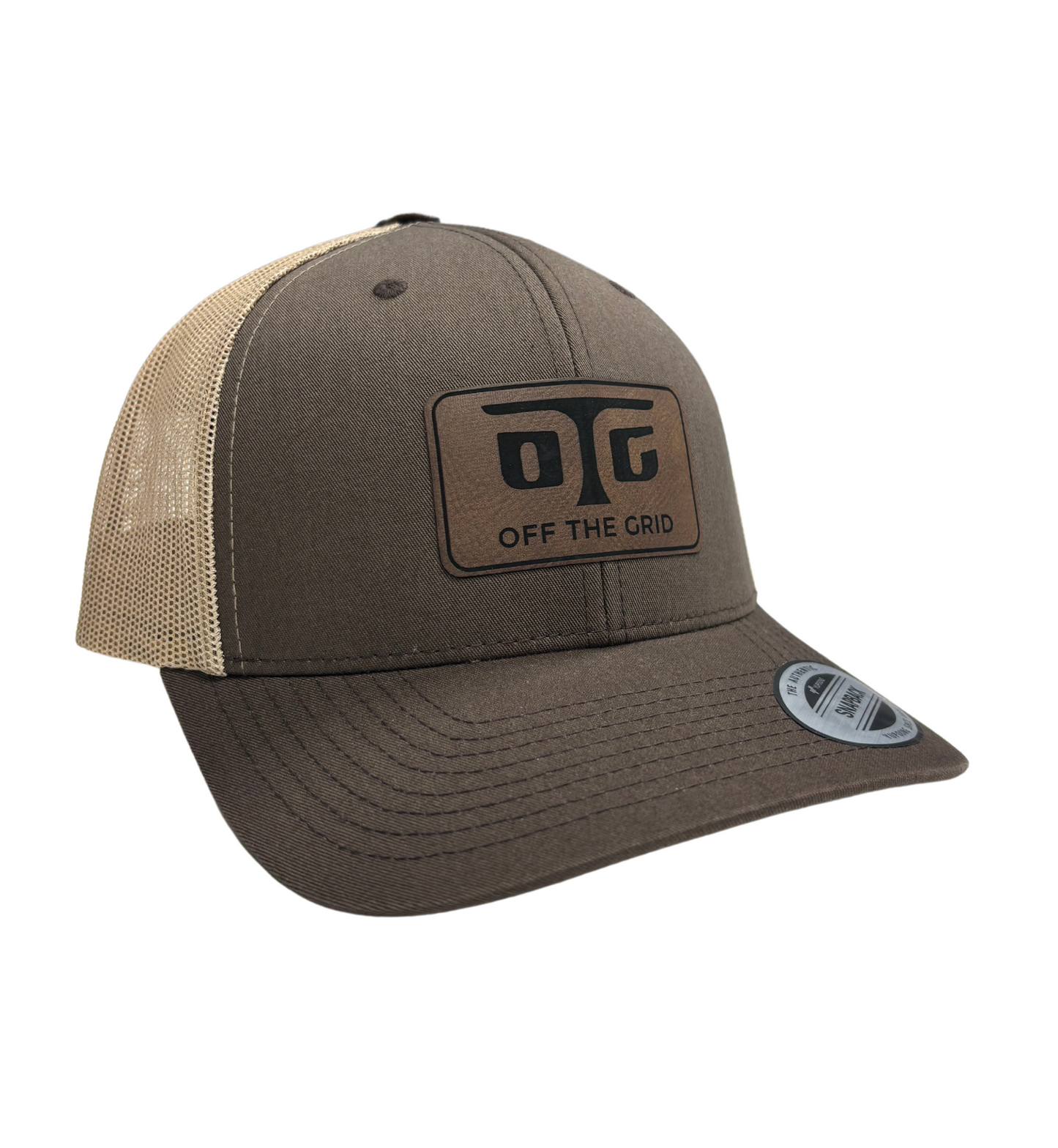 OTG TRUCKER SNAPBACK HAT BROWN/TAN