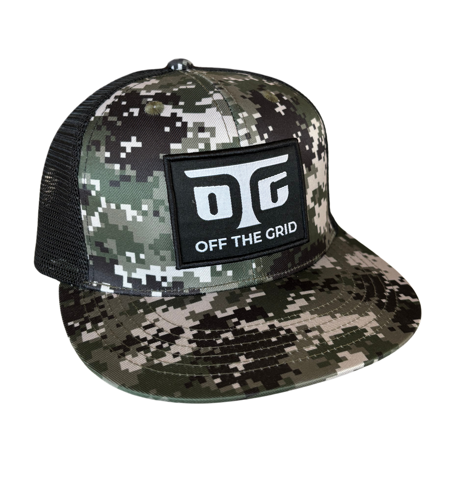 CAMO OTG FLAT BRIM SNAPBACK HAT