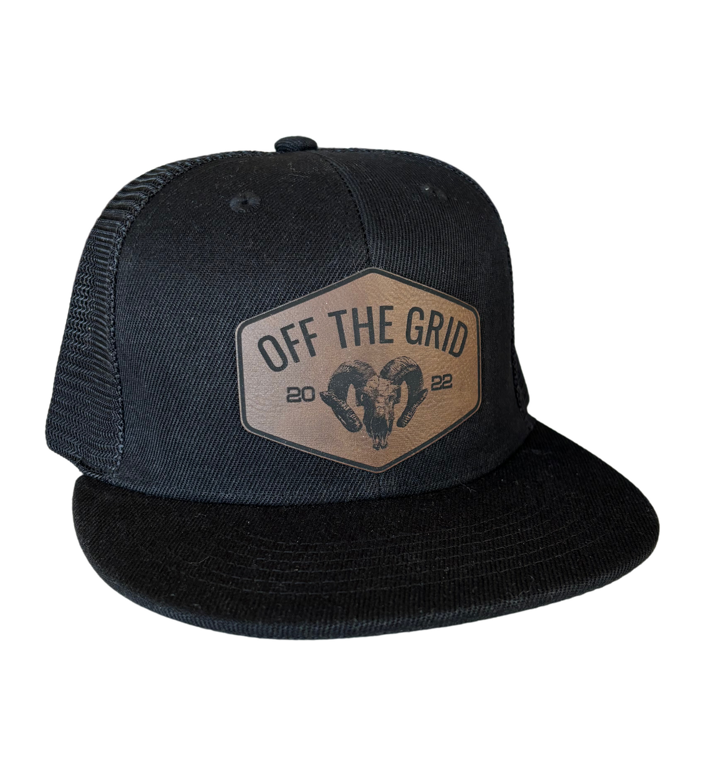 RAM FLAT BRIM SNAPBACK HAT