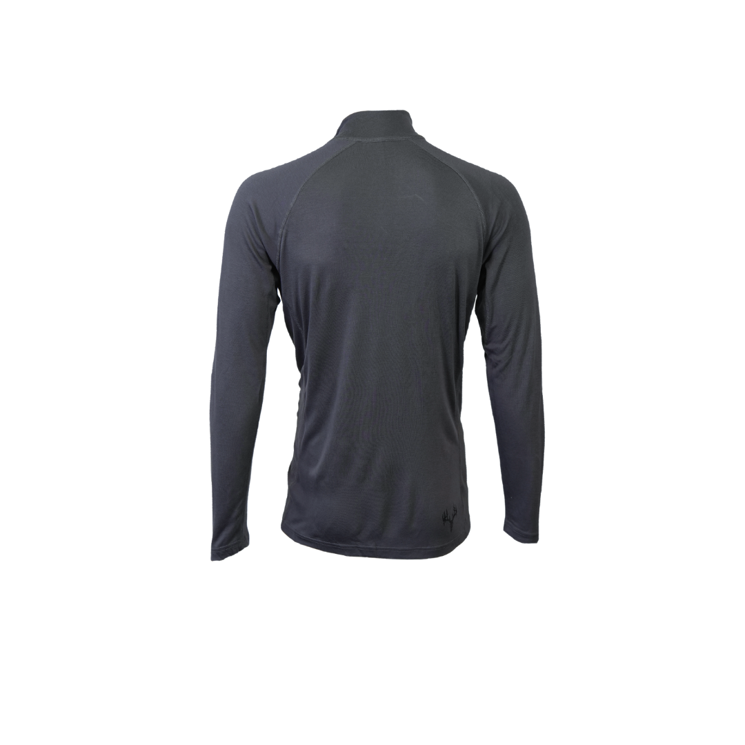 BASE MERINO ¼ ZIP LS